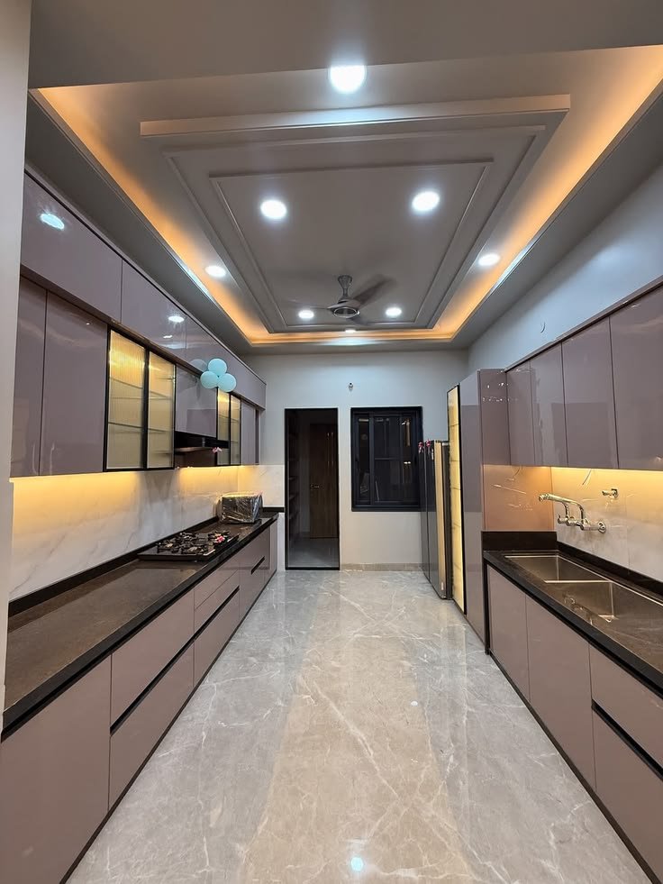 Parallel kitchen